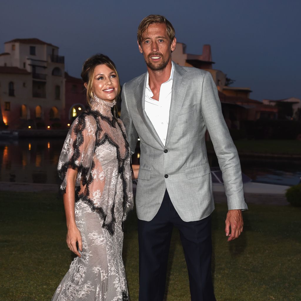 Abbey Clancy mit ihrem Ehemann Peter Crouch