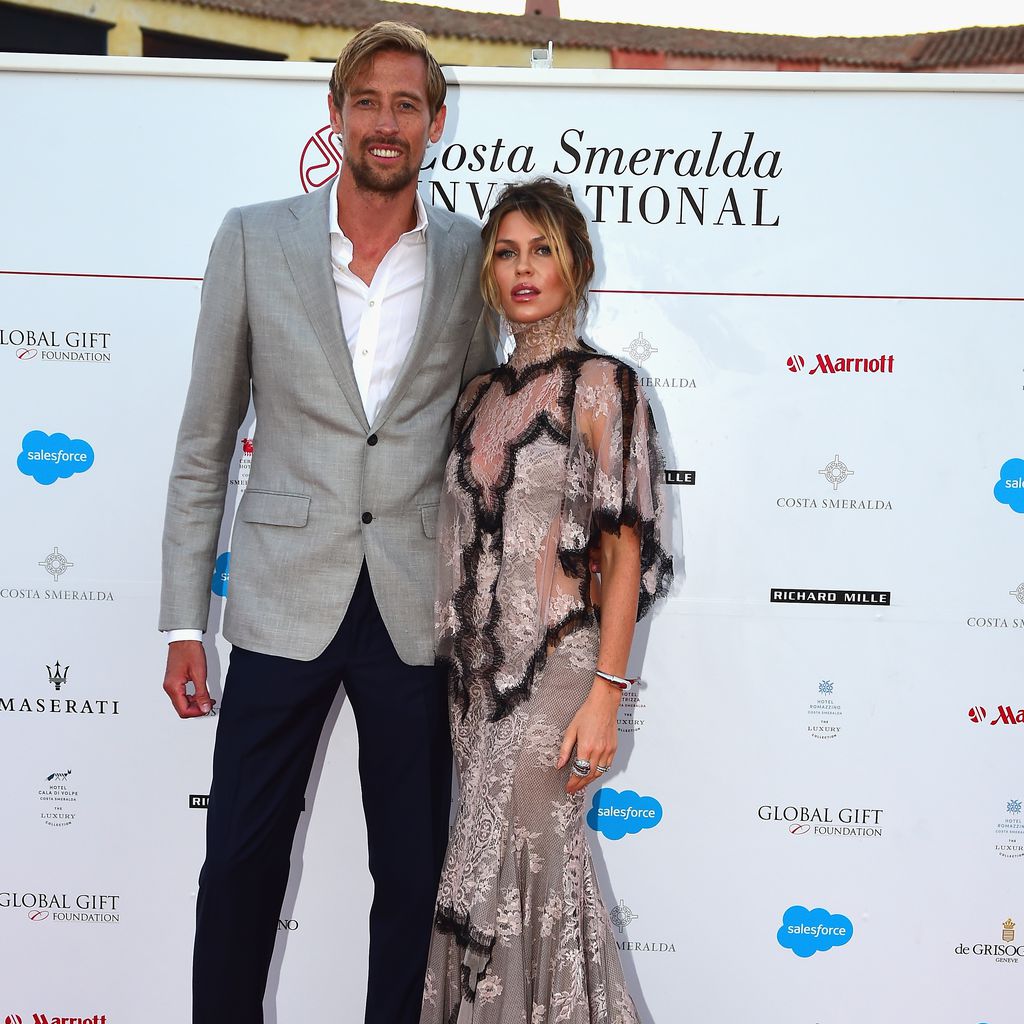 Abbey Clancy (r.) und Peter Crouch, 2017 in Italien