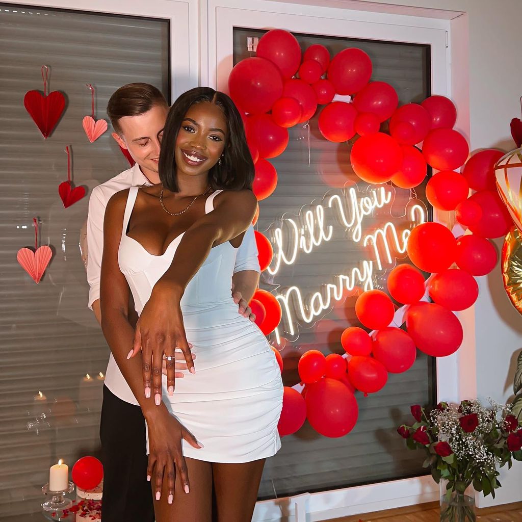 Abigail Odoom und ihr Verlobter Jonas