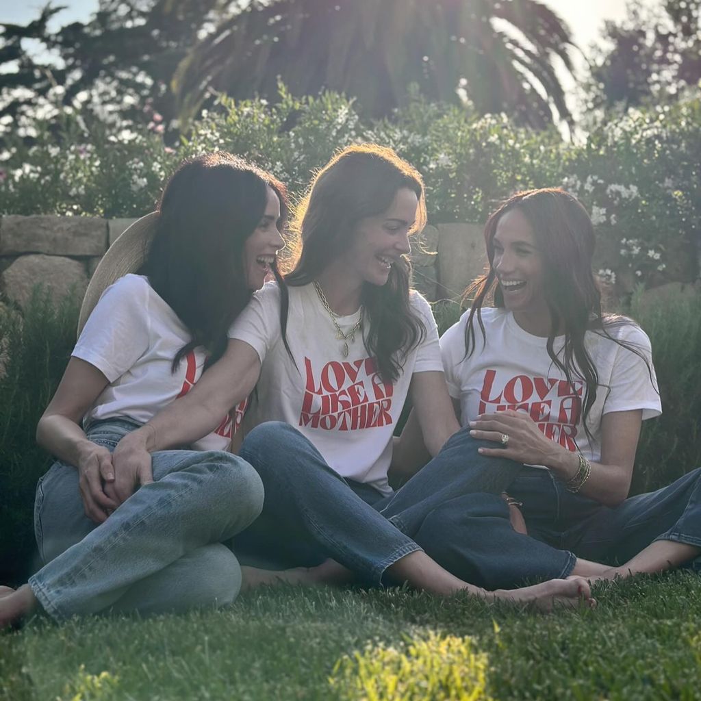 Abigail Spencer, Kelly McKee Zajfen und Herzogin Meghan im April 2024