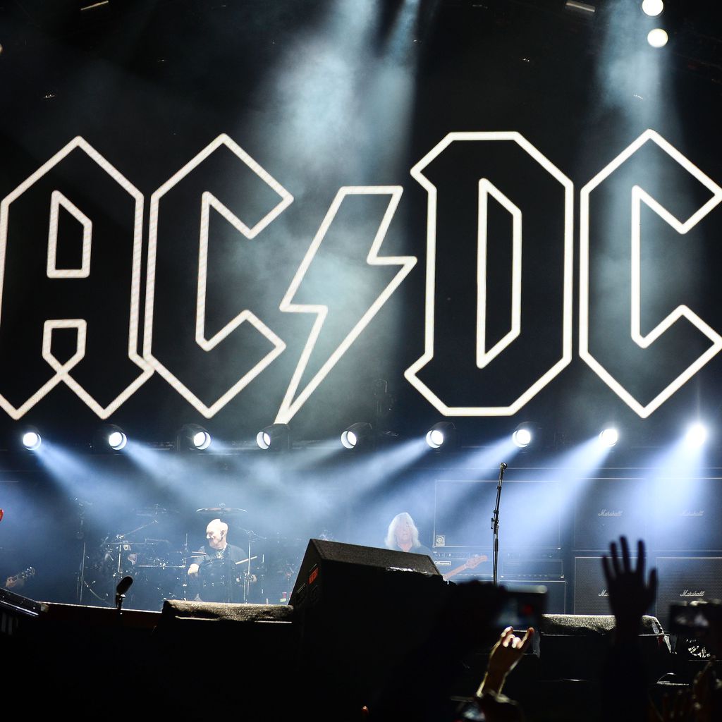 AC/DC bei einem Konzert im Mai 2016