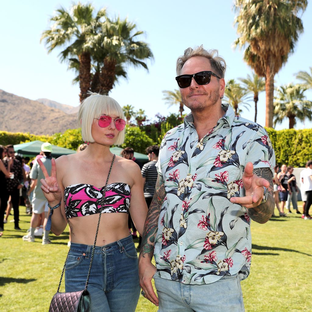 Ace Harper und Matt Sorum 2018 in Palm Springs