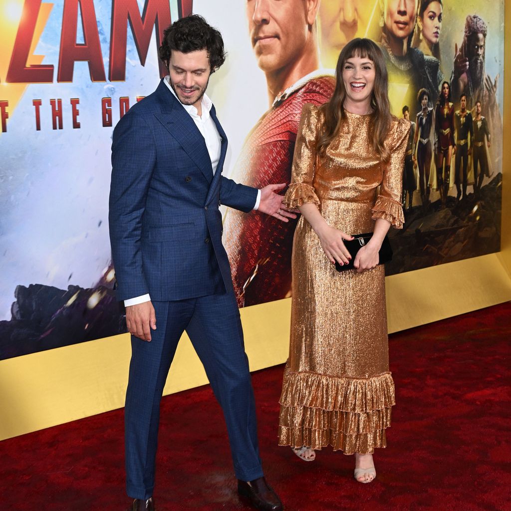 Adam Brody und Leighton Meester bei der Premiere von "Shazam! Fury of the Gods" im März 2023