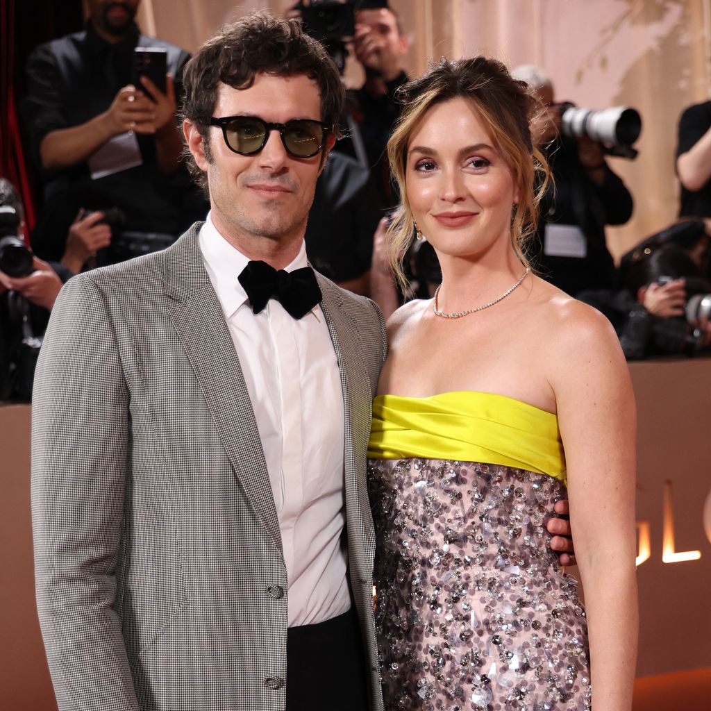Adam Brody und Leighton Meester bei den Golden Globes 2026 in Beverly Hills, Januar 2026