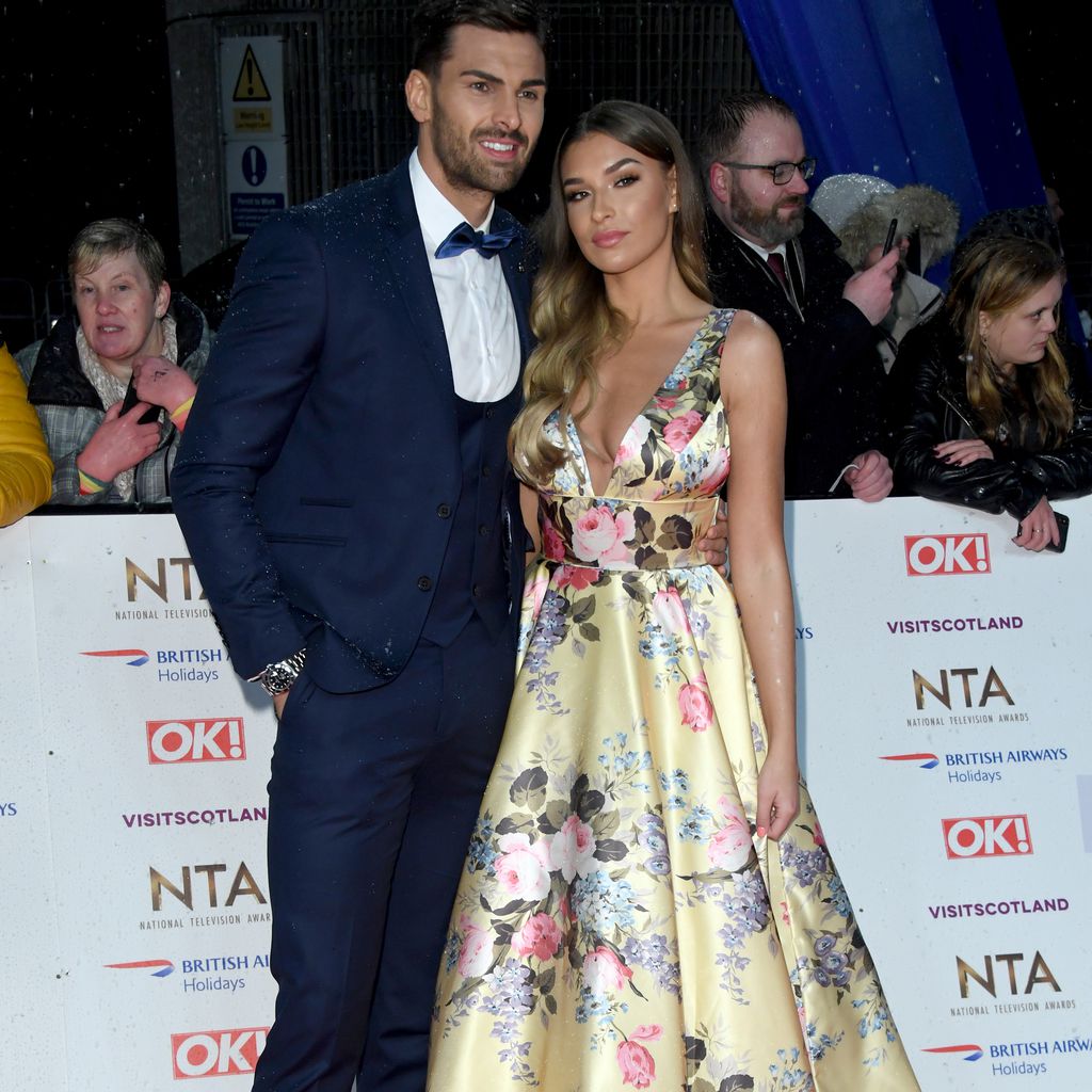 Adam Collard und Zara McDermott bei den National Television Awards in London 2019