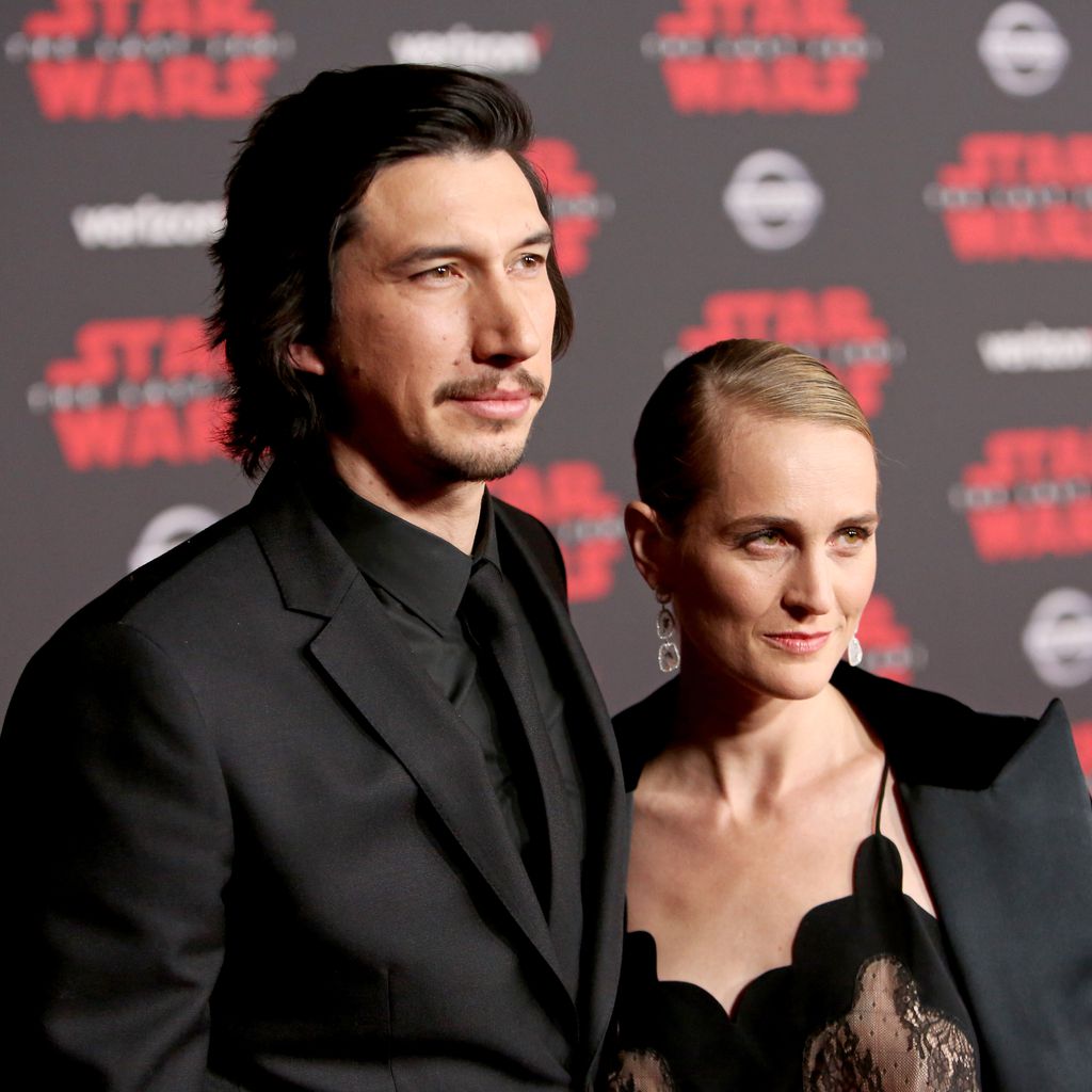 Adam Driver und Joanne Tucker auf der "Star Wars: Die letzten Jedi"-Premiere im Dezember 2017