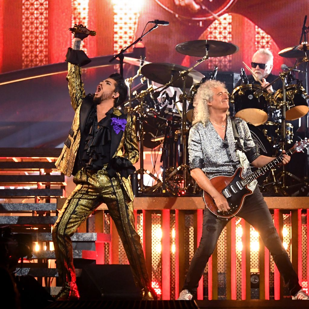 Adam Lambert und Brian May im Jahr 2019