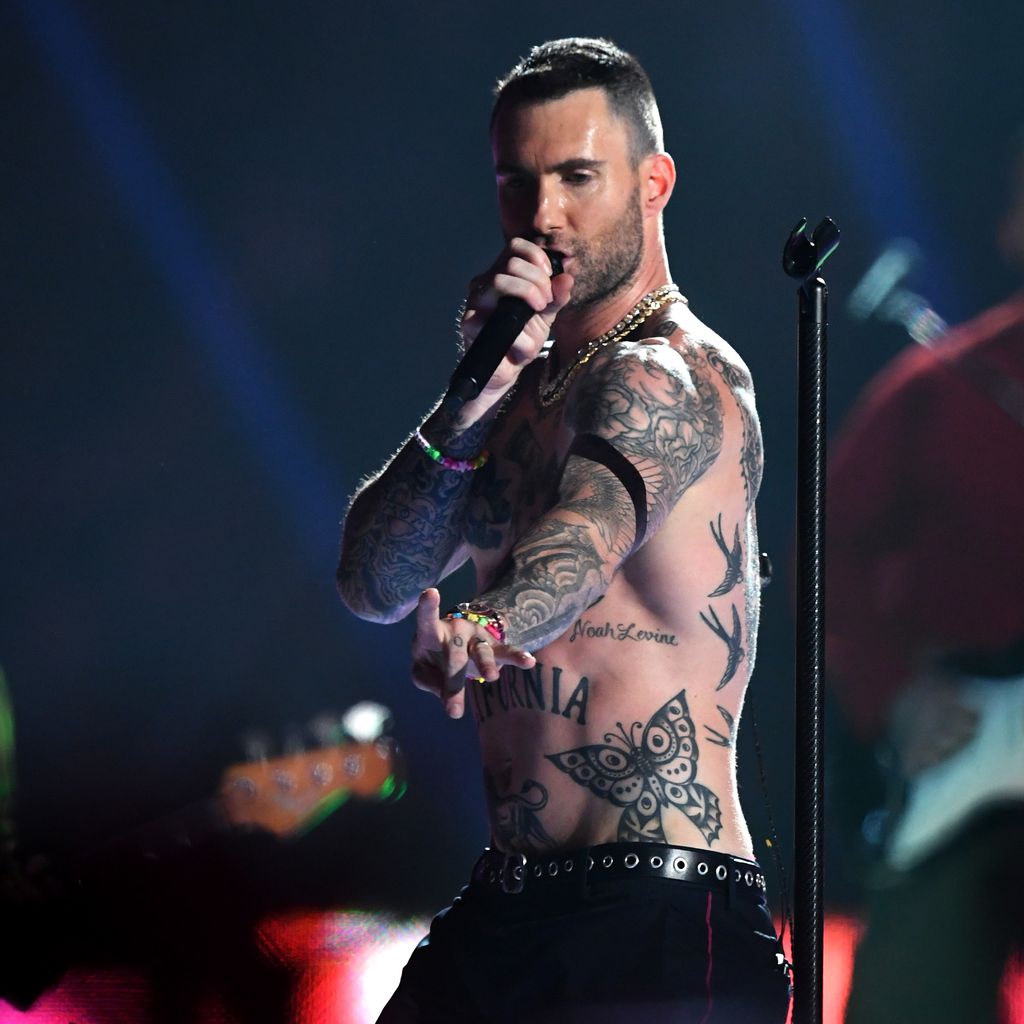 Adam Levine beim Super Bowl im Februar 2019