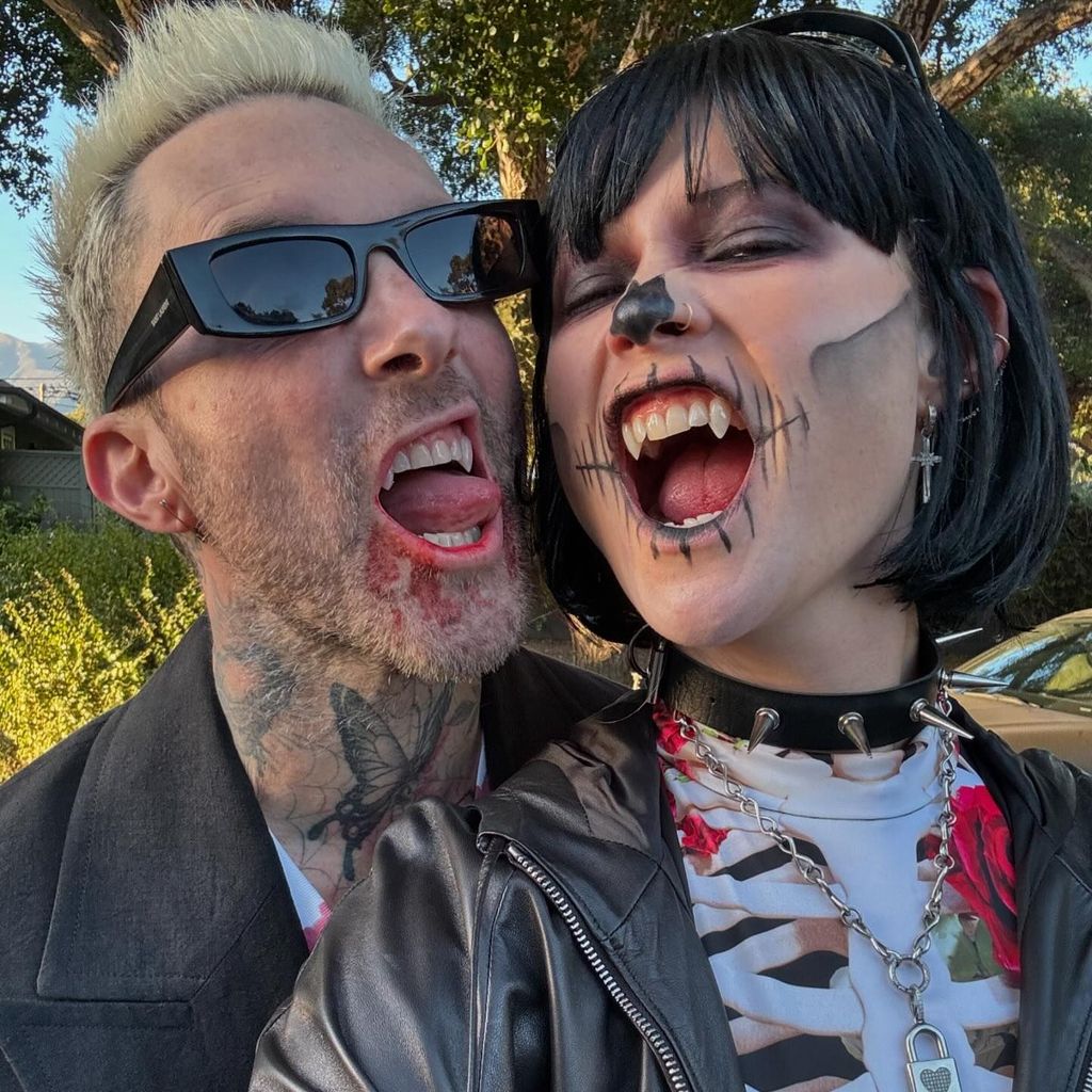 Adam Levine und Behati Prinsloo im Oktober 2024