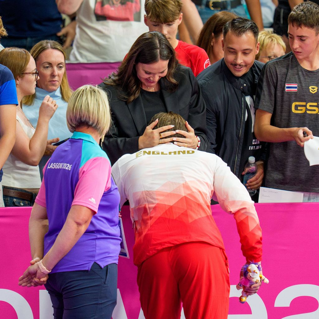 Adam und Holly Ramsay-Peaty nach Bronze über 100 m Brust bei den Commonwealth Games 2026 in Glasgow