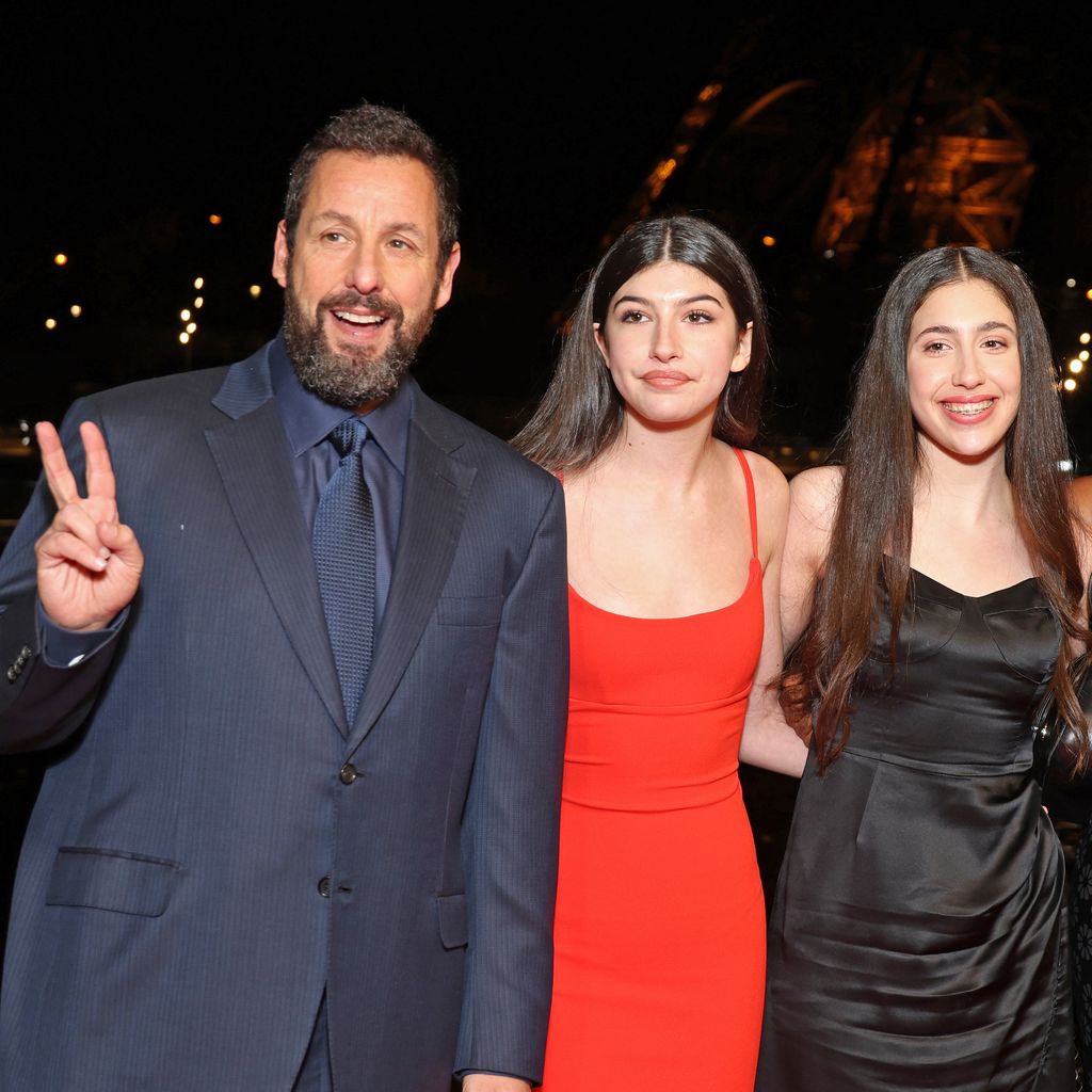 Adam Sandler mit seinen Töchtern Sunny und Sadie Sandler