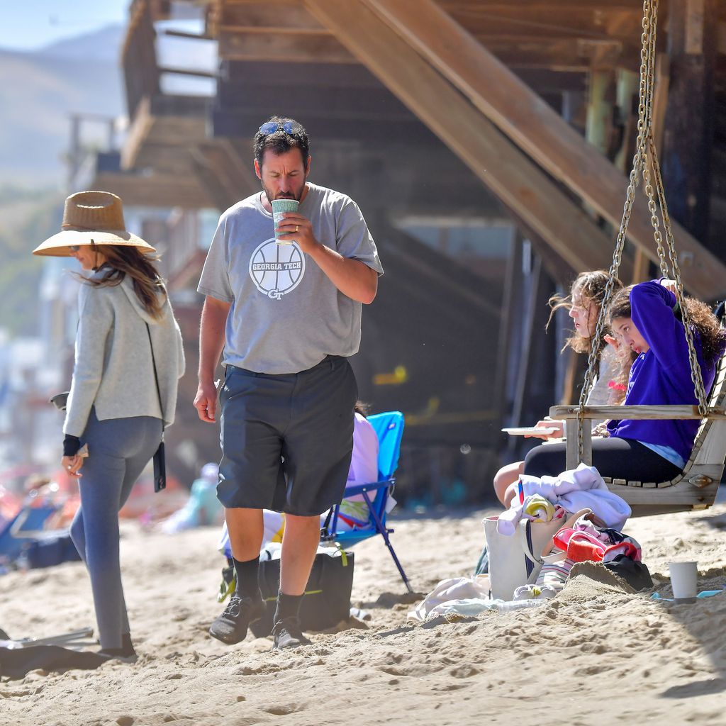 Adam Sandler mit seiner Familie