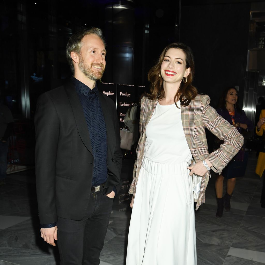 Adam Shulman und Anne Hathaway im März 2019