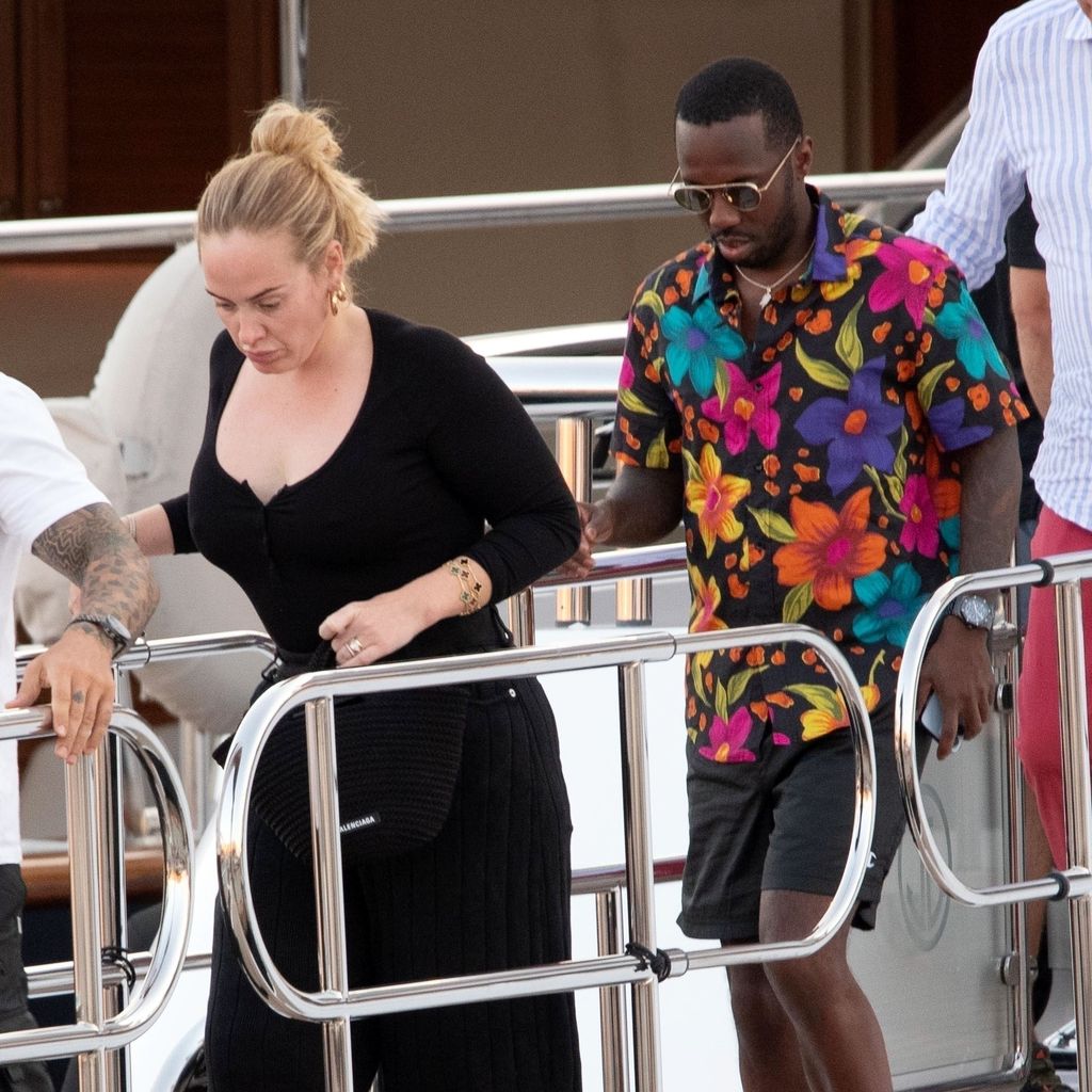 Adele und Rich Paul im Juli 2022 auf Sardinien