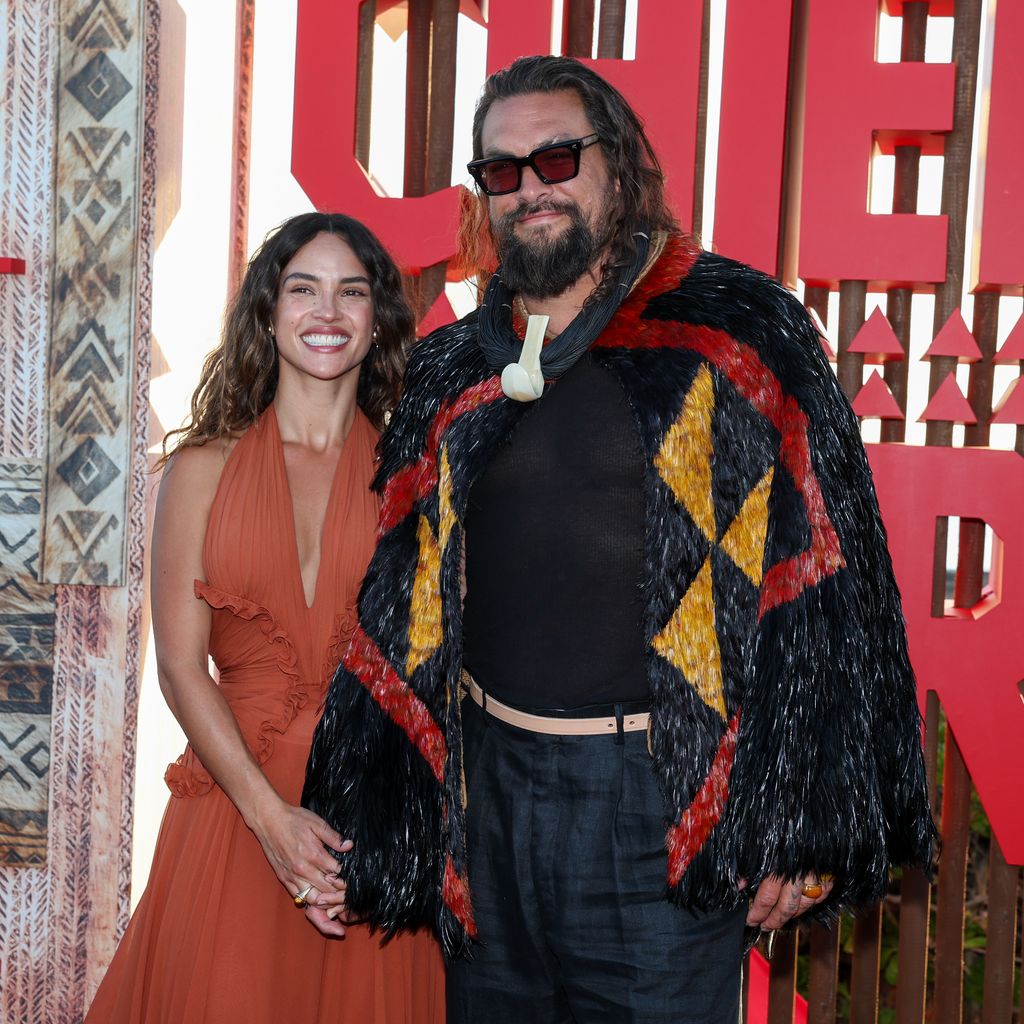 Adria Arjona und Jason Momoa, Juli 2025