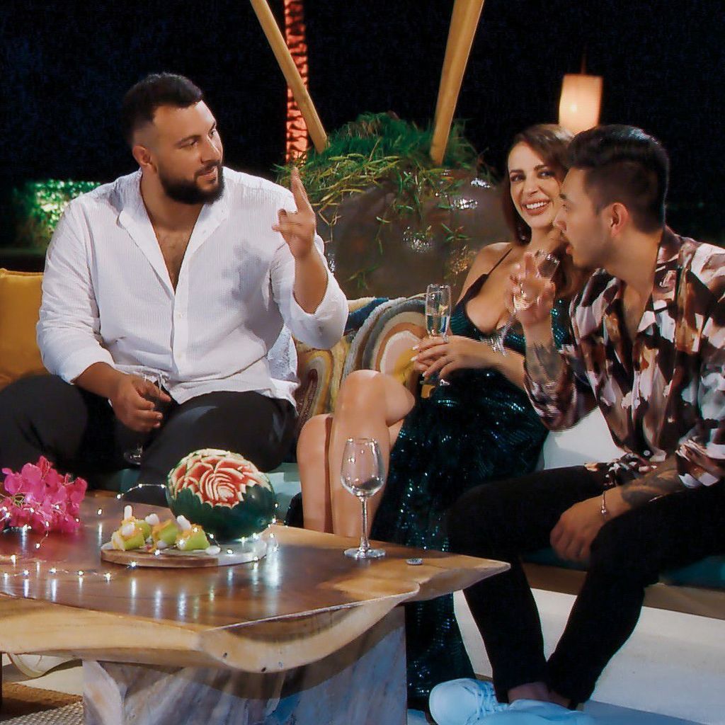 Adrian, Baro, Jennifer und Thomas bei "Die Bachelorette"