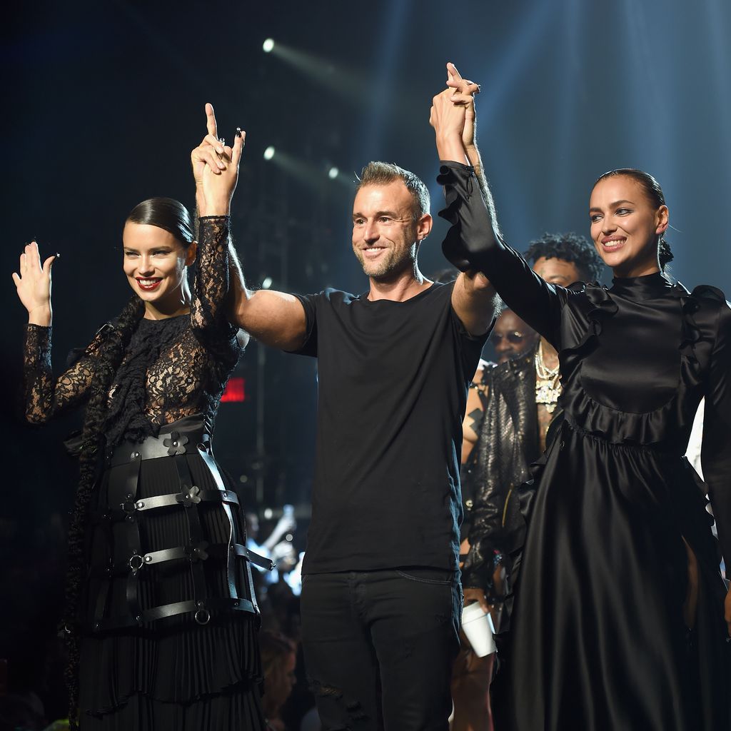 Adriana Lima, Philipp Plein und Irina Shayk