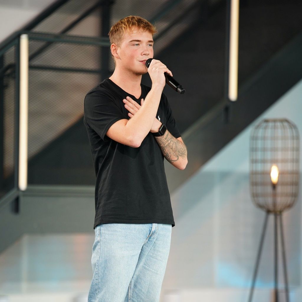 Adriano Percoraro beim DSDS-Casting