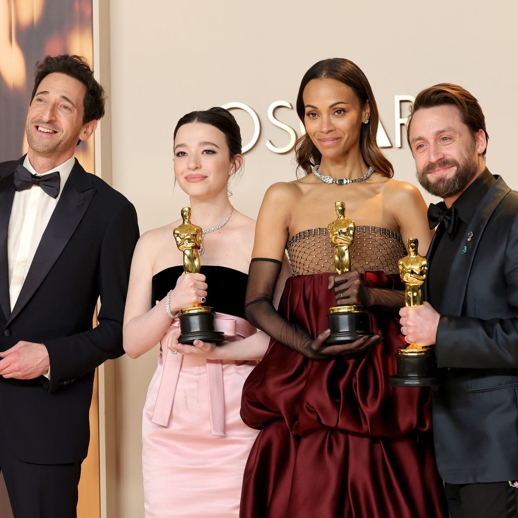 Adrien Brody, Mikey Madison, Zoe Saldana und Kieran Culkin, Oscar-Gewinner 2025