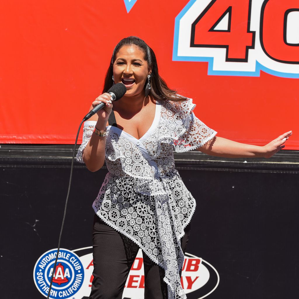 Adrienne Bailon bei einem Auftritt in Fontana im März 2019