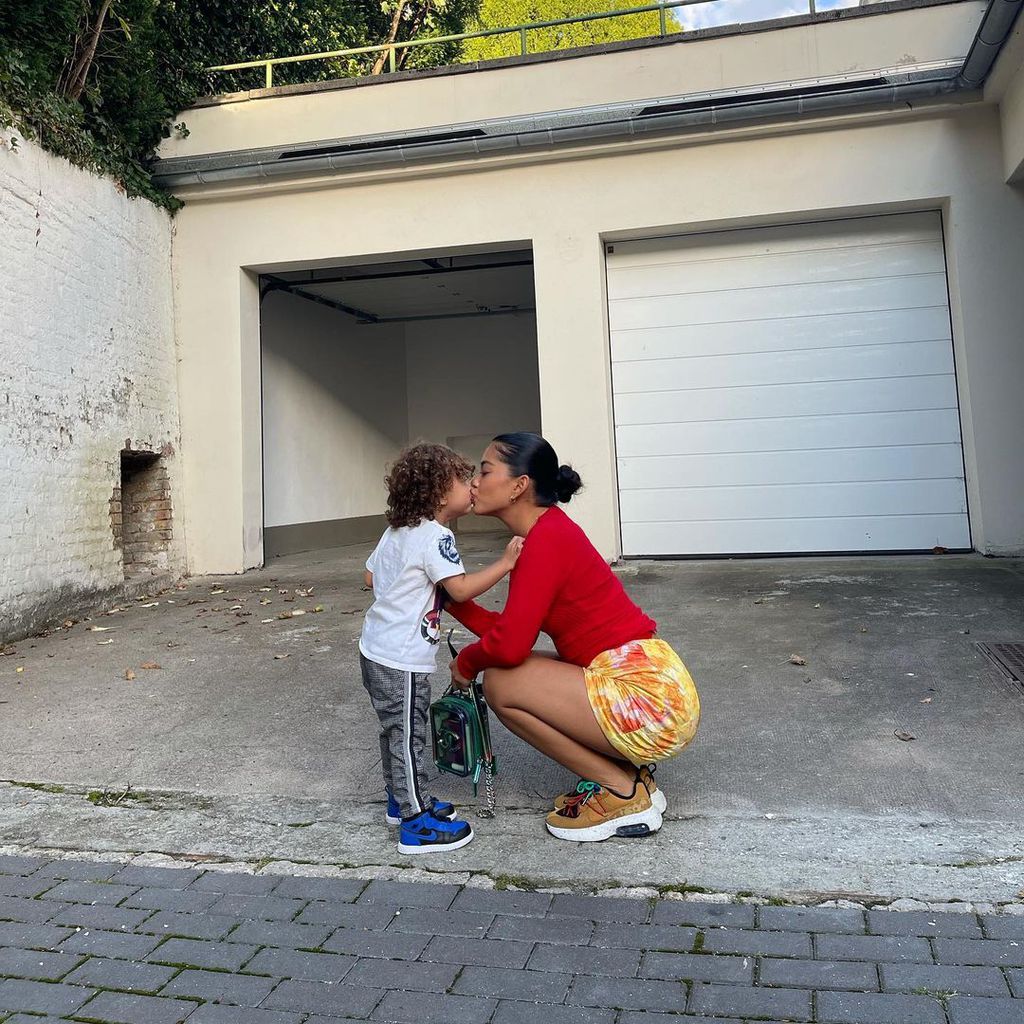 Aeko Brown und seine Mutter Ammika Harris