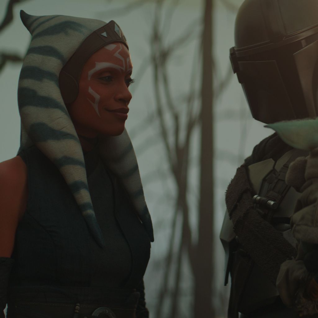 Ahsoka Tano, der Mandalorianer und Grogu