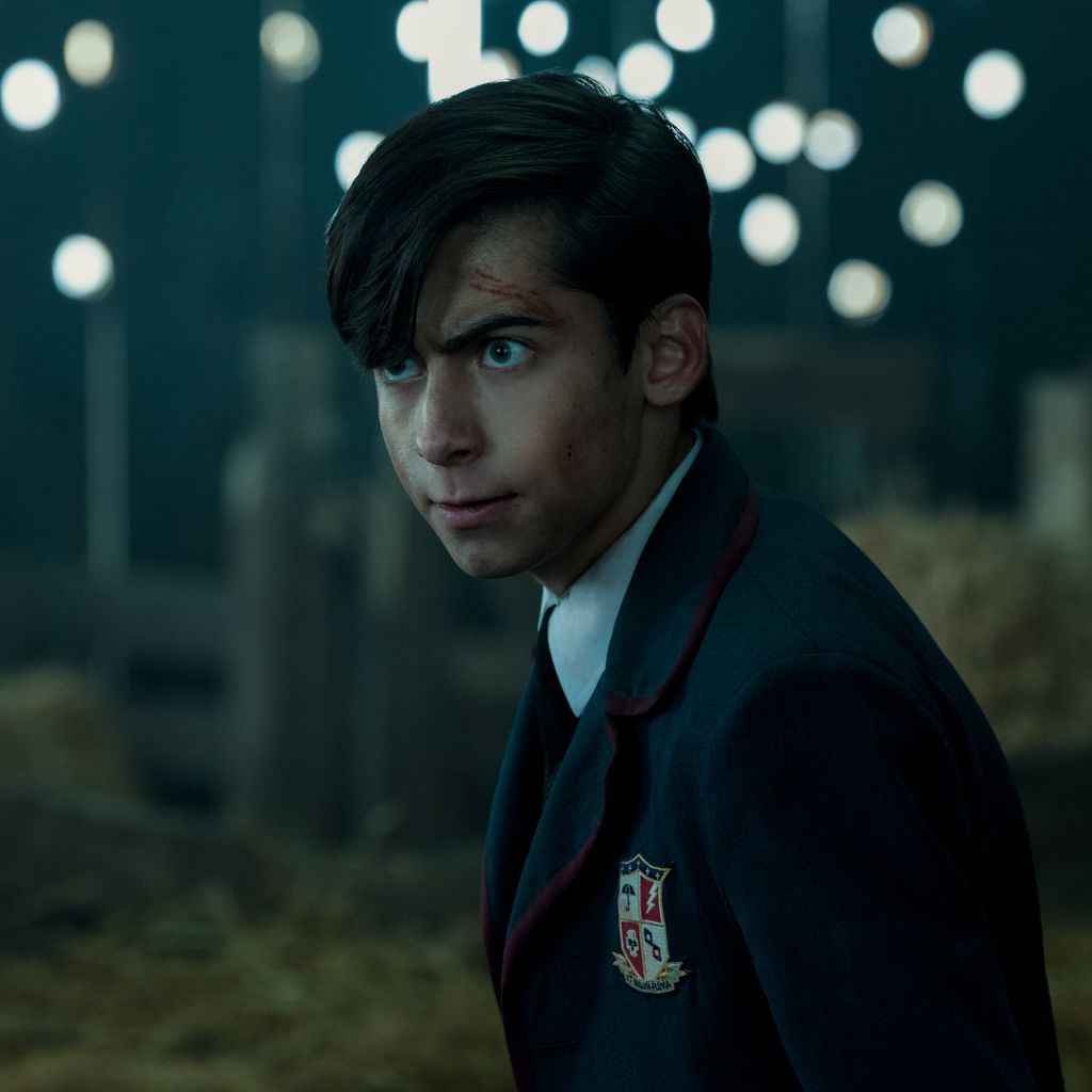 Aidan Gallagher in "Umbrella Academy"