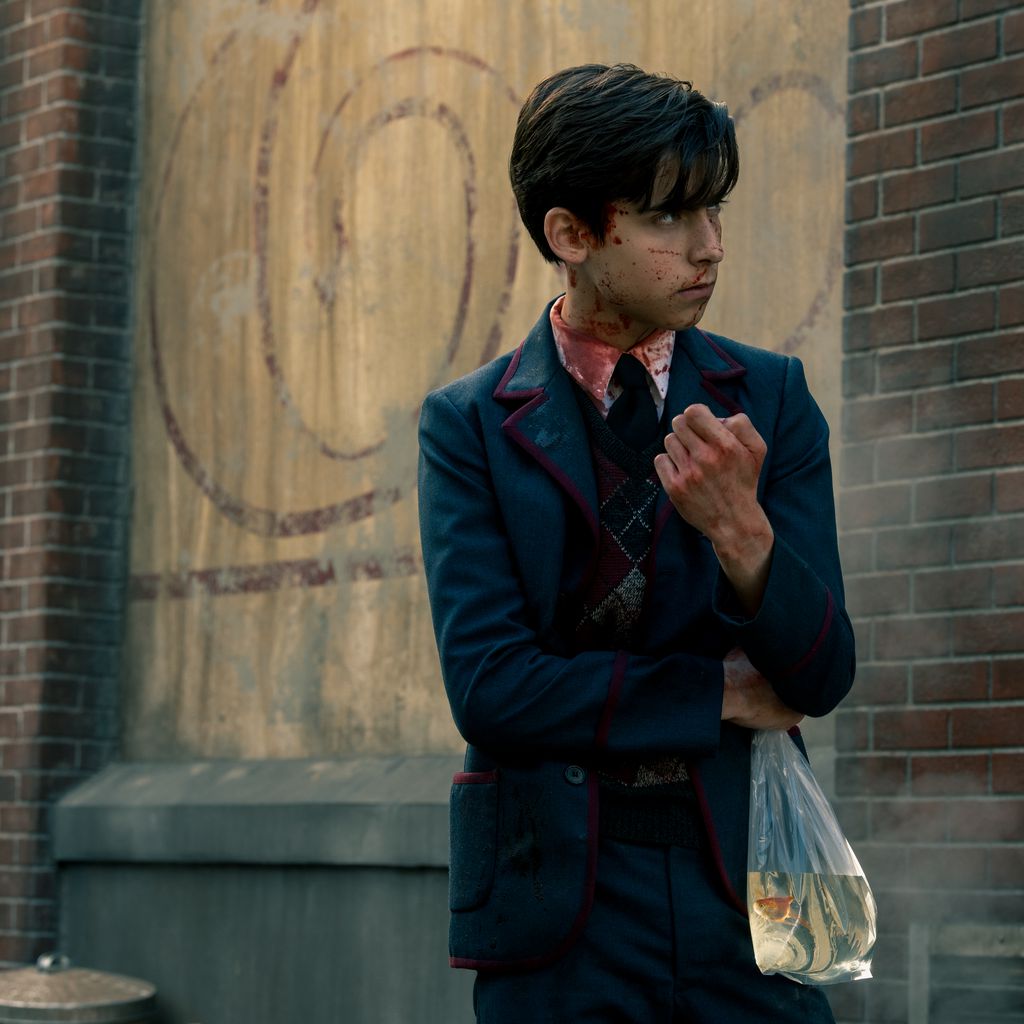 Aidan Gallagher in "Umbrella Academy"