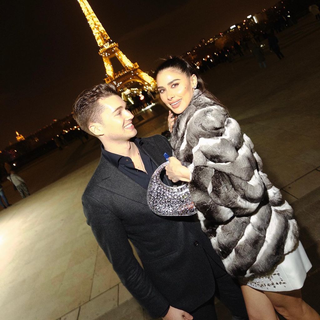 AJ Pritchard und Zara Zoffany im Januar 2024 in Paris