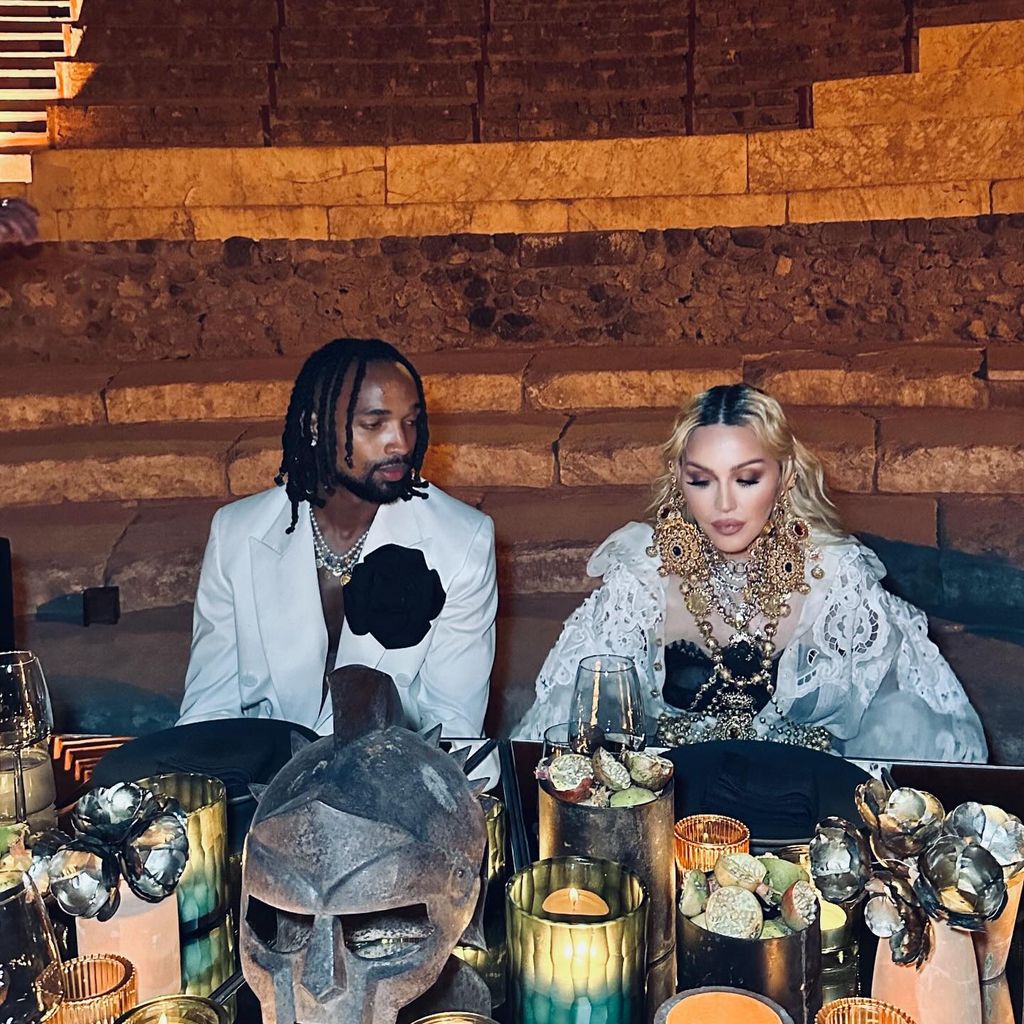 Akeem Morris und Madonna im August 2024