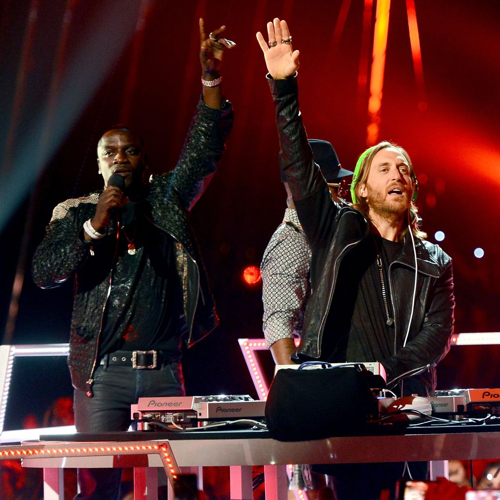 Akon und David Guetta bei den Billboard Awards 2013