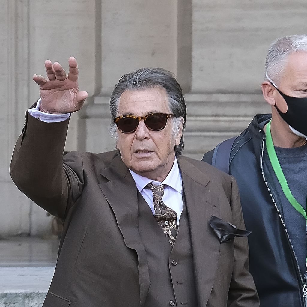 Al Pacino am Set von "House of Gucci"
