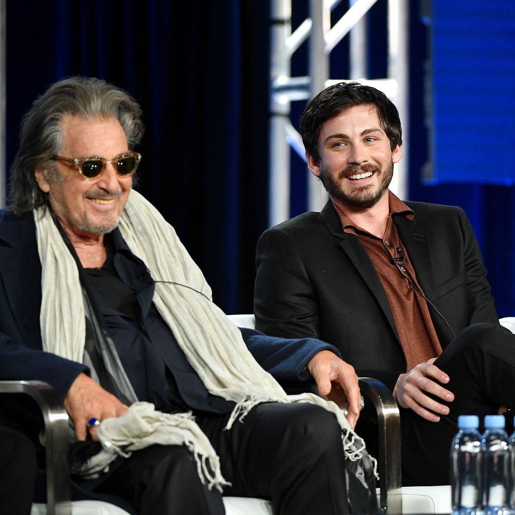 Al Pacino, Logan Lerman und Jerrika Hinton bei der "Hunters"-Premiere in Pasadena im Januar 2020