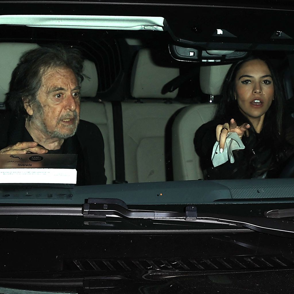 Al Pacino und Noor Alfallah in West Hollywood, Oktober 2023