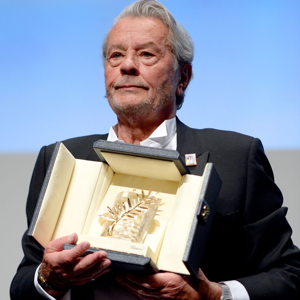Alain Delon bei den Filmfestspielen in Cannes im Mai 2019