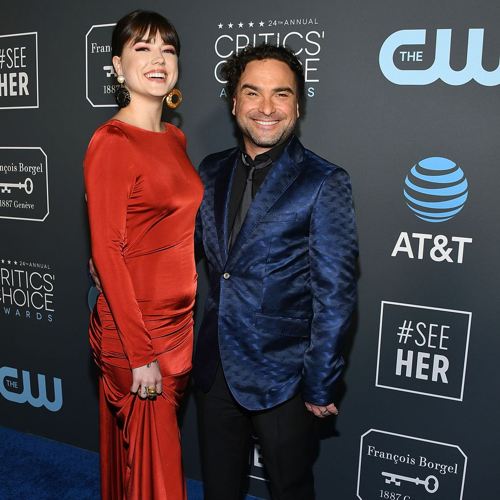 Alaina Meyer und Johnny Galecki im Januar 2019 in Kalifornien