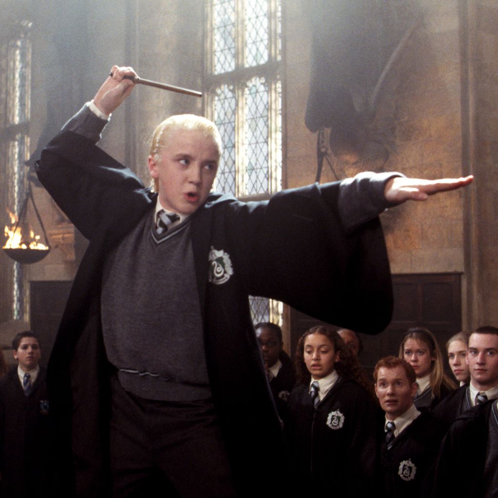 Alan Rickman und Tom Felton in "Harry Potter und die Kammer des Schreckens"