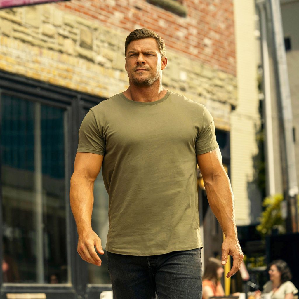 Alan Ritchson in "Reacher" Staffel 3 (2025) für Amazon Prime Video
