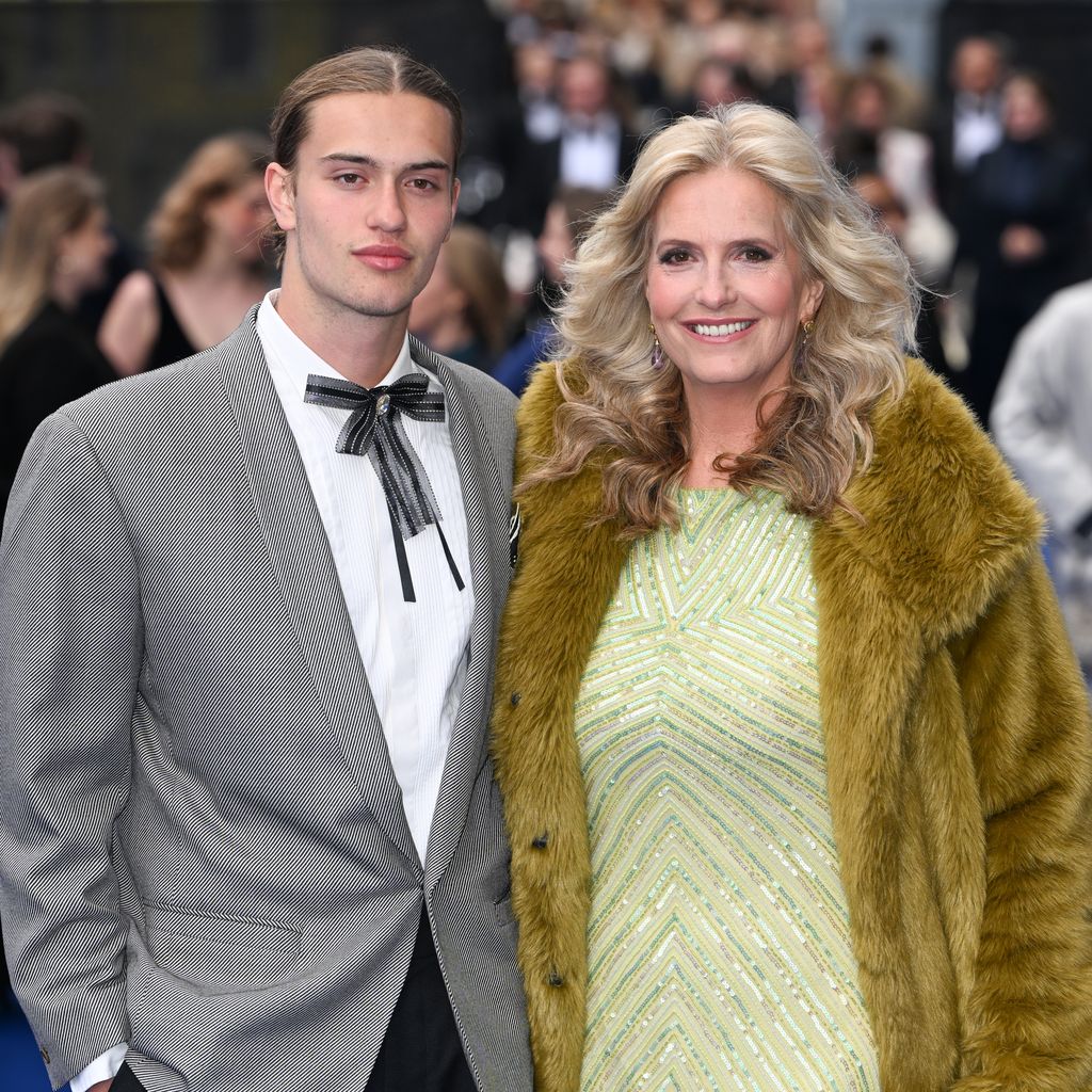 Alastair Wallace Stewart mit seiner Mutter Penny Lancaster, 2025