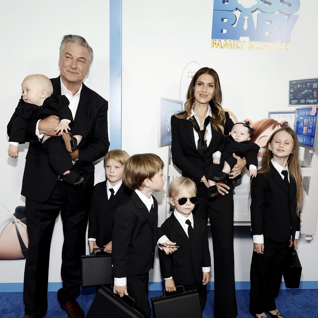 Alec Baldwin, Hilaria Baldwin und ihre gemeinsamen Kinder im Juni 2021
