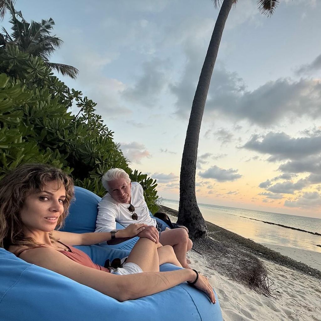 Alejandra und Richard Gere, Februar 2025