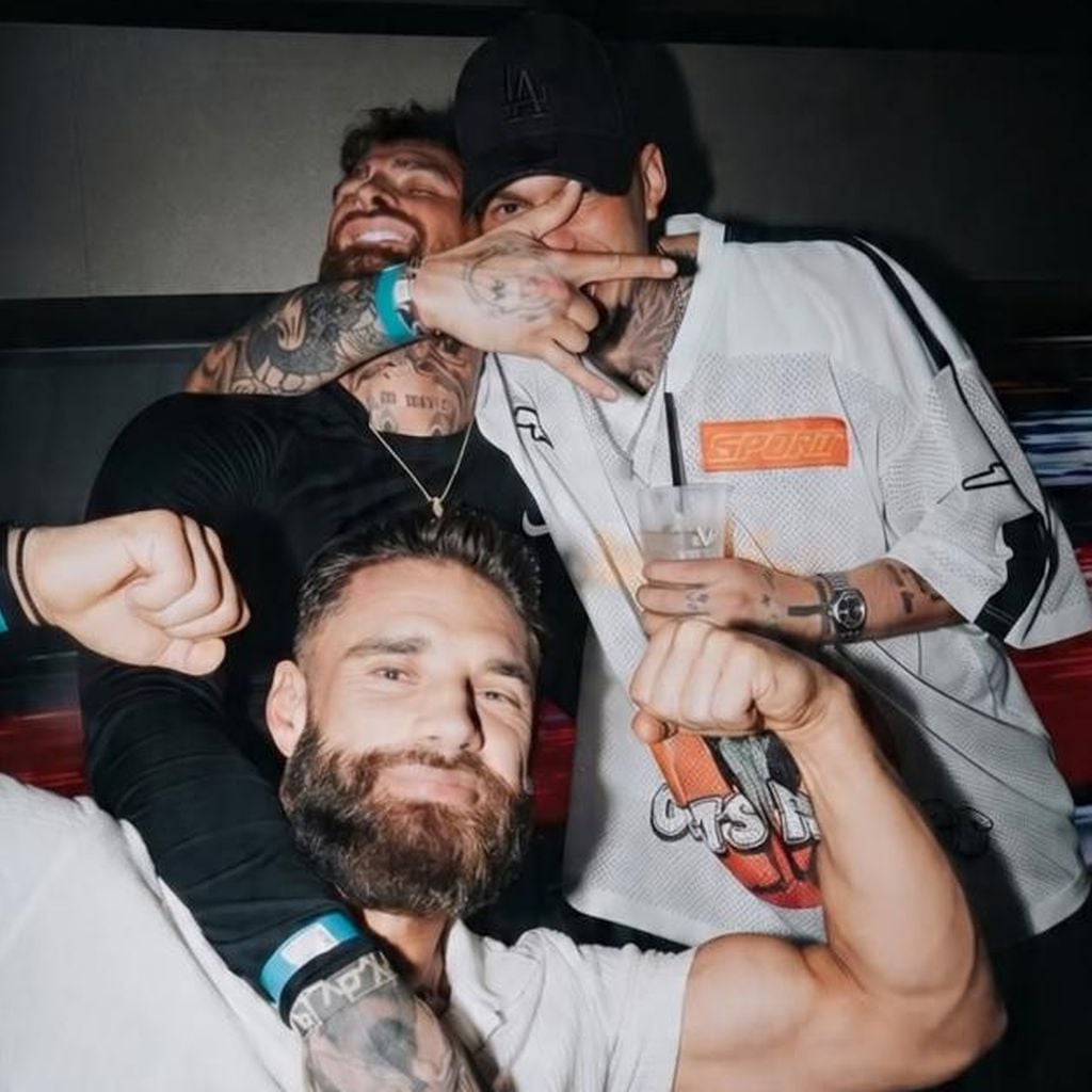 Aleks Petrovic mit Gigi Birofio und Yasin Mohamed, April 2026