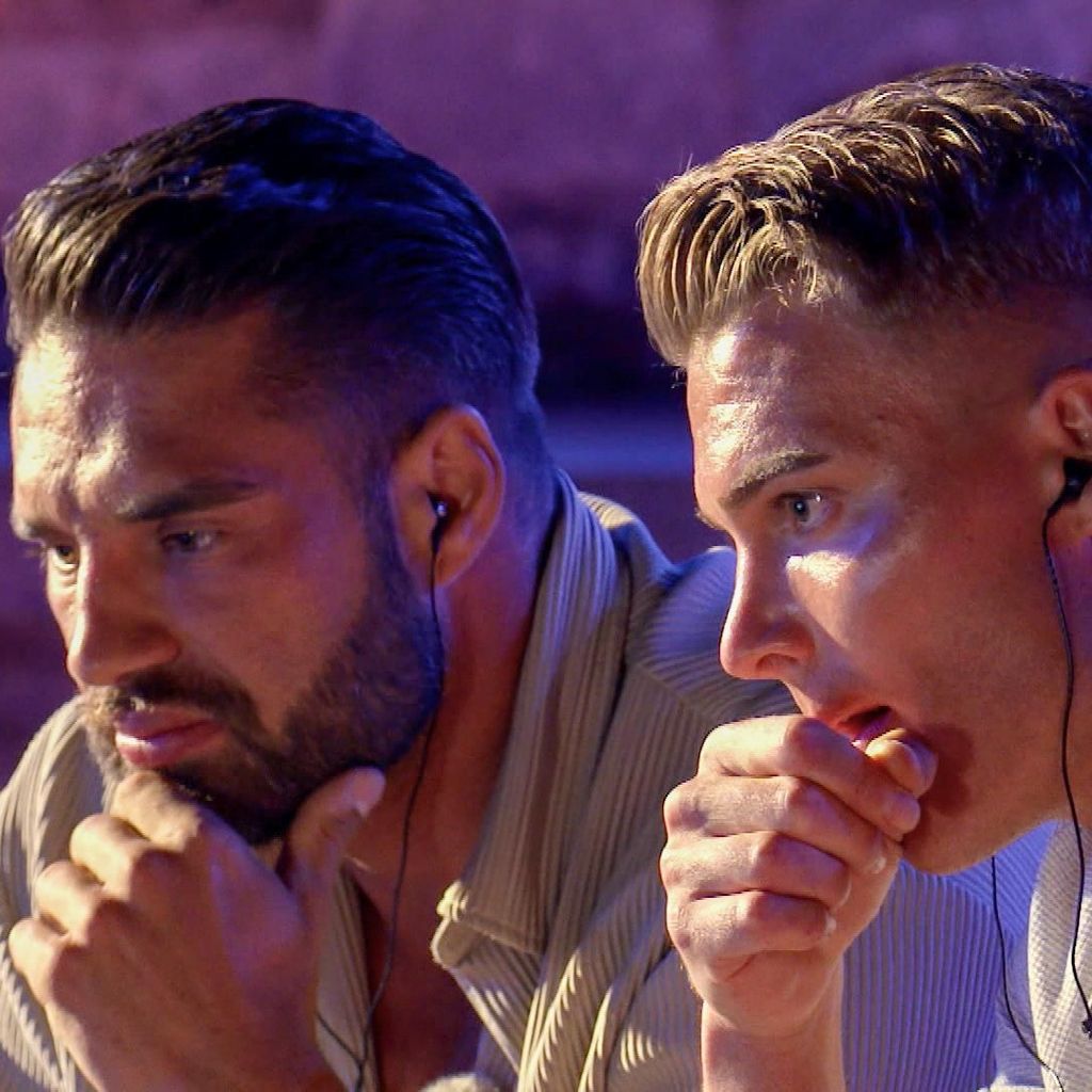 Aleks Petrovic und Marwin Klute bei "Temptation Island V.I.P."
