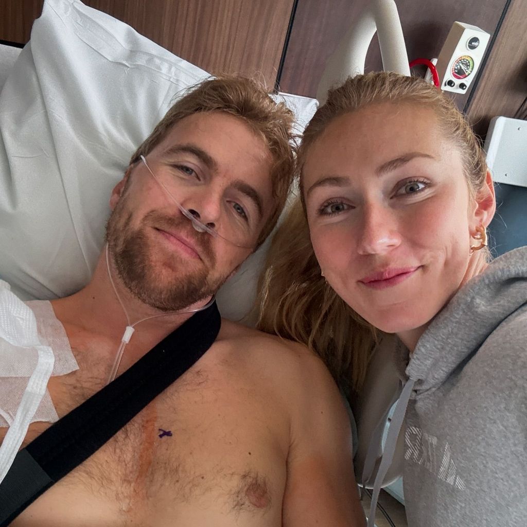 Aleksander Aamodt Kilde und Mikaela Shiffrin im Juli 2024