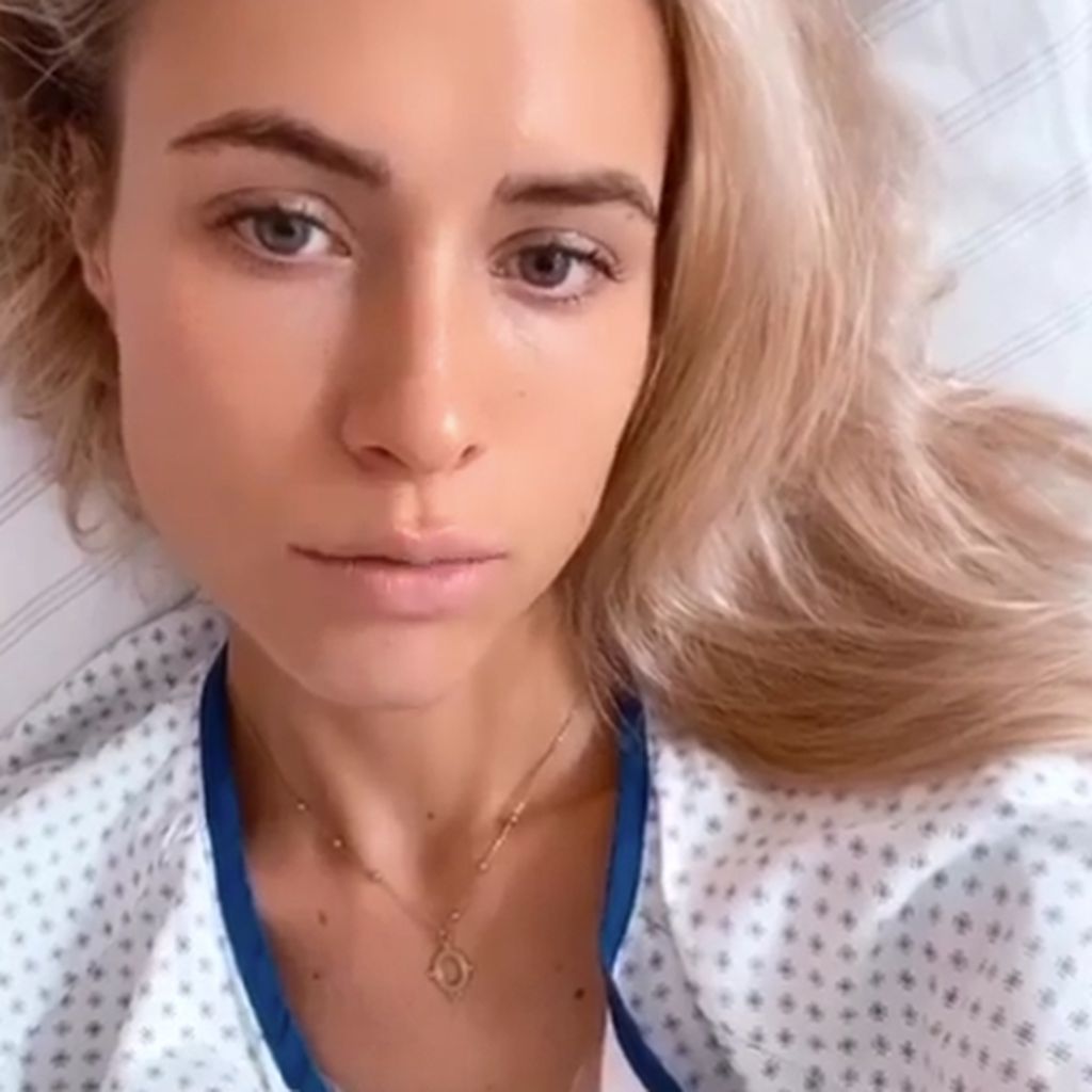Alena Gerber im Krankenhaus, September 2020