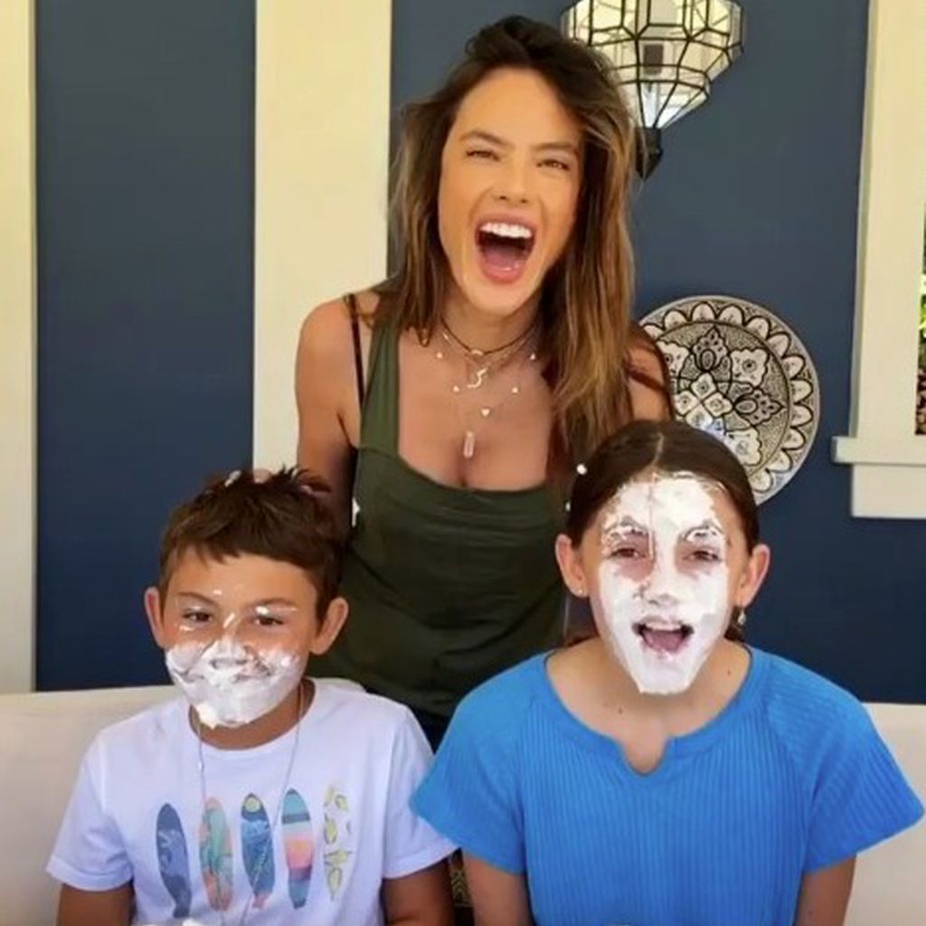 Alessandra Ambrosio und ihre Kinder Noah und Anja