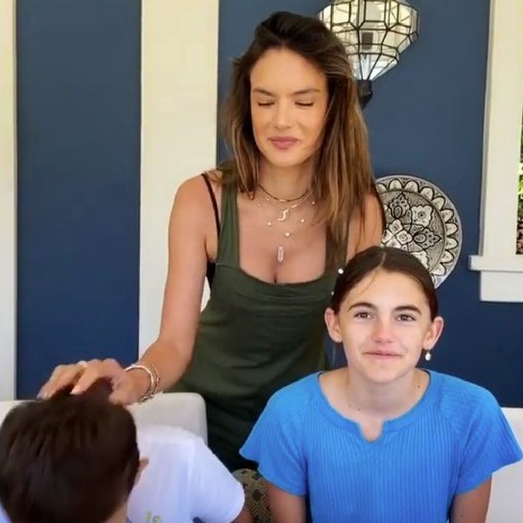 Alessandra Ambrosio und ihre Kinder Noah und Anja