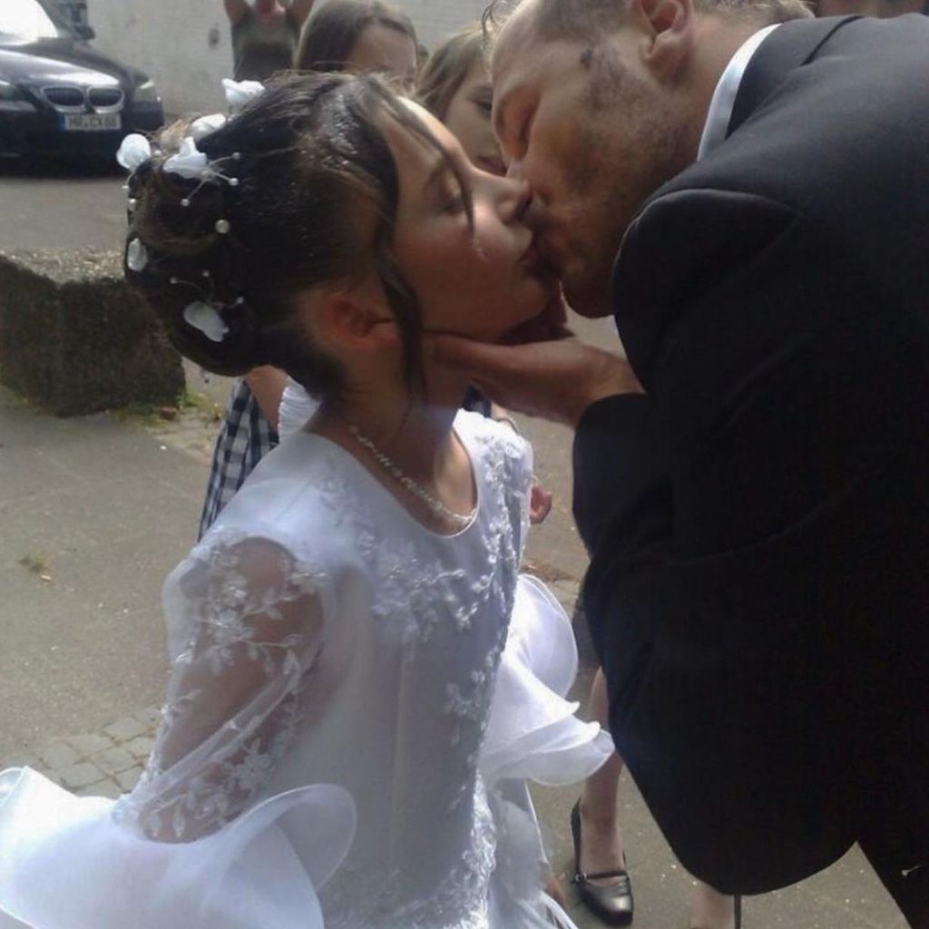 Die junge Alessia Herren mit ihrem Vater Willi