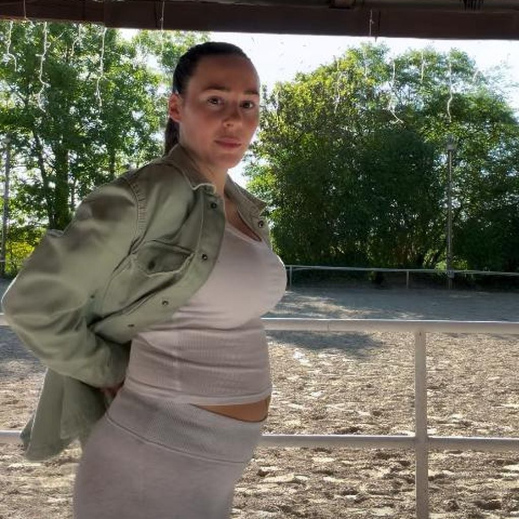 Alessia Herren eine Woche nach der Geburt, April 2026