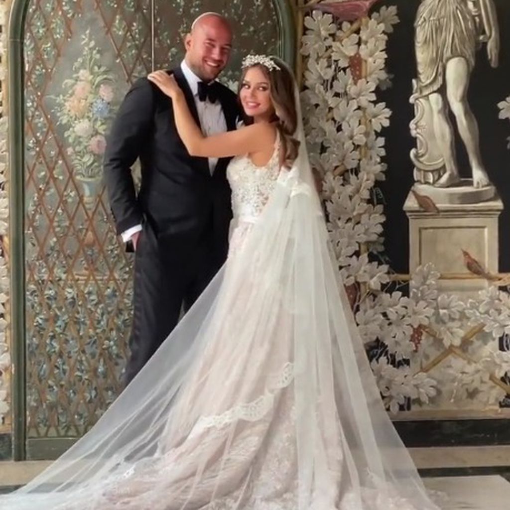 Alex Beliaikin und Kim Gloss bei ihrer Hochzeit